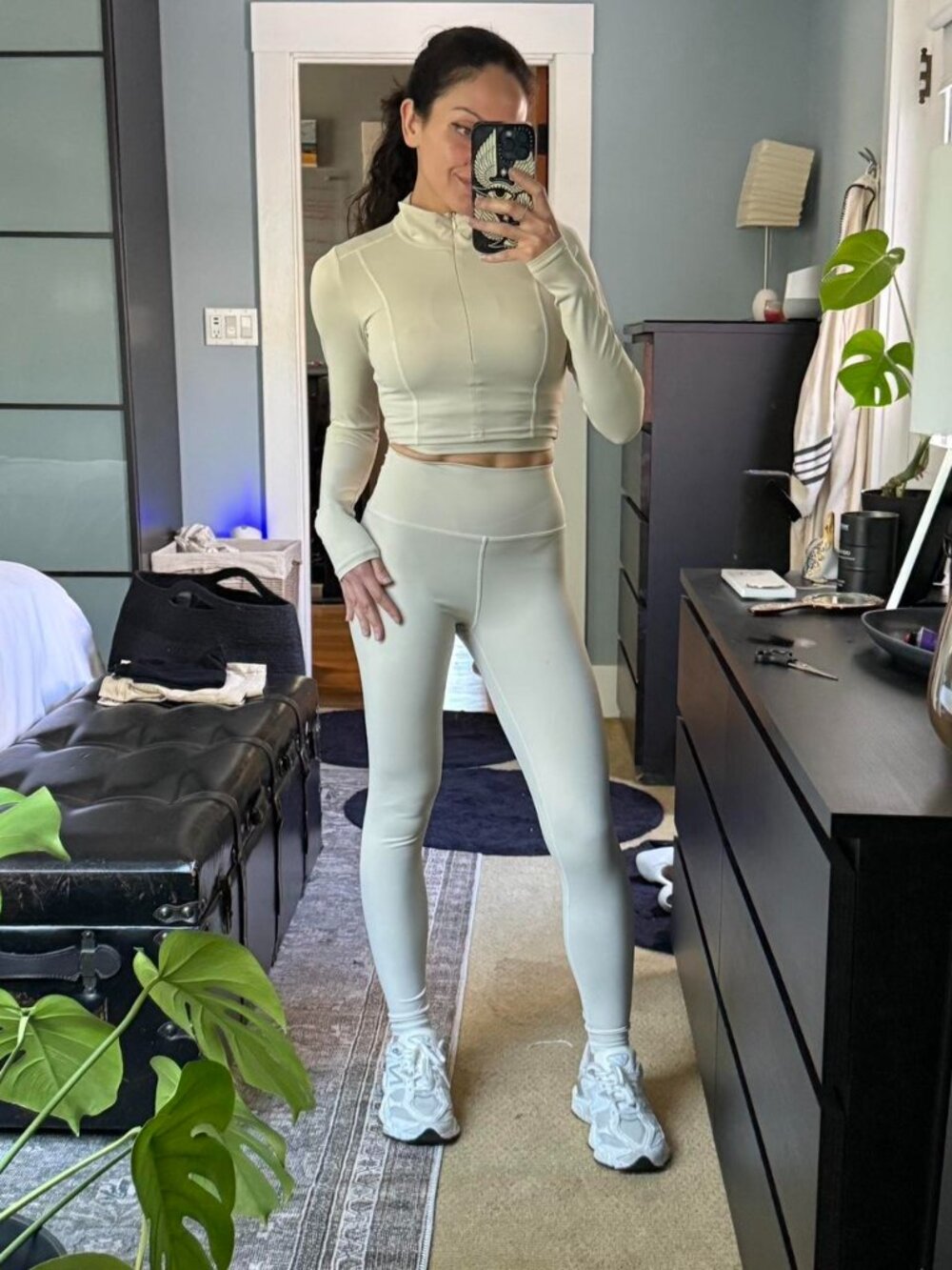 3 Piece Bone Workout Set PrettyLittleThing